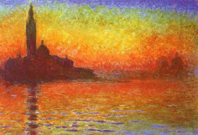 Crepuscule, Claude Monet